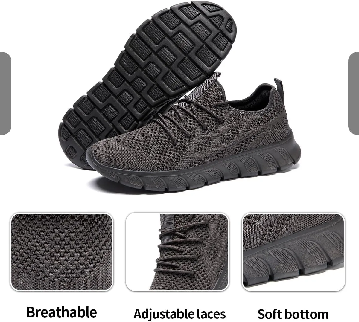 Women's Running Shoes Walking Sneakers Sports Athletic Workout Tennis Gym Casual Fashion Fitness Breathable Lightweight Comfortable Mesh Soft Shoe