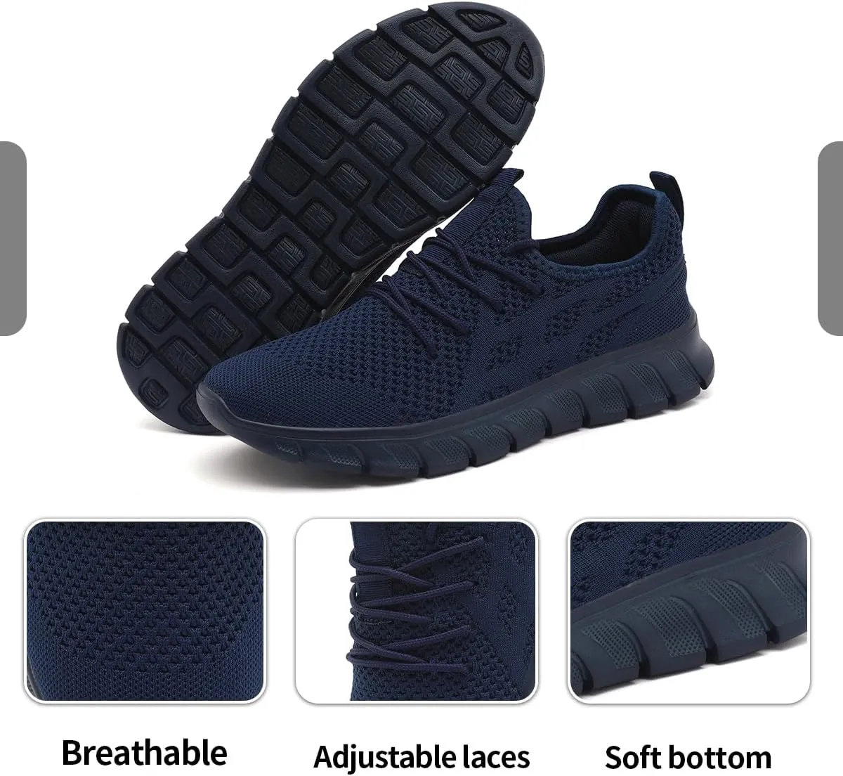 Women's Running Shoes Walking Sneakers Sports Athletic Workout Tennis Gym Casual Fashion Fitness Breathable Lightweight Comfortable Mesh Soft Shoe