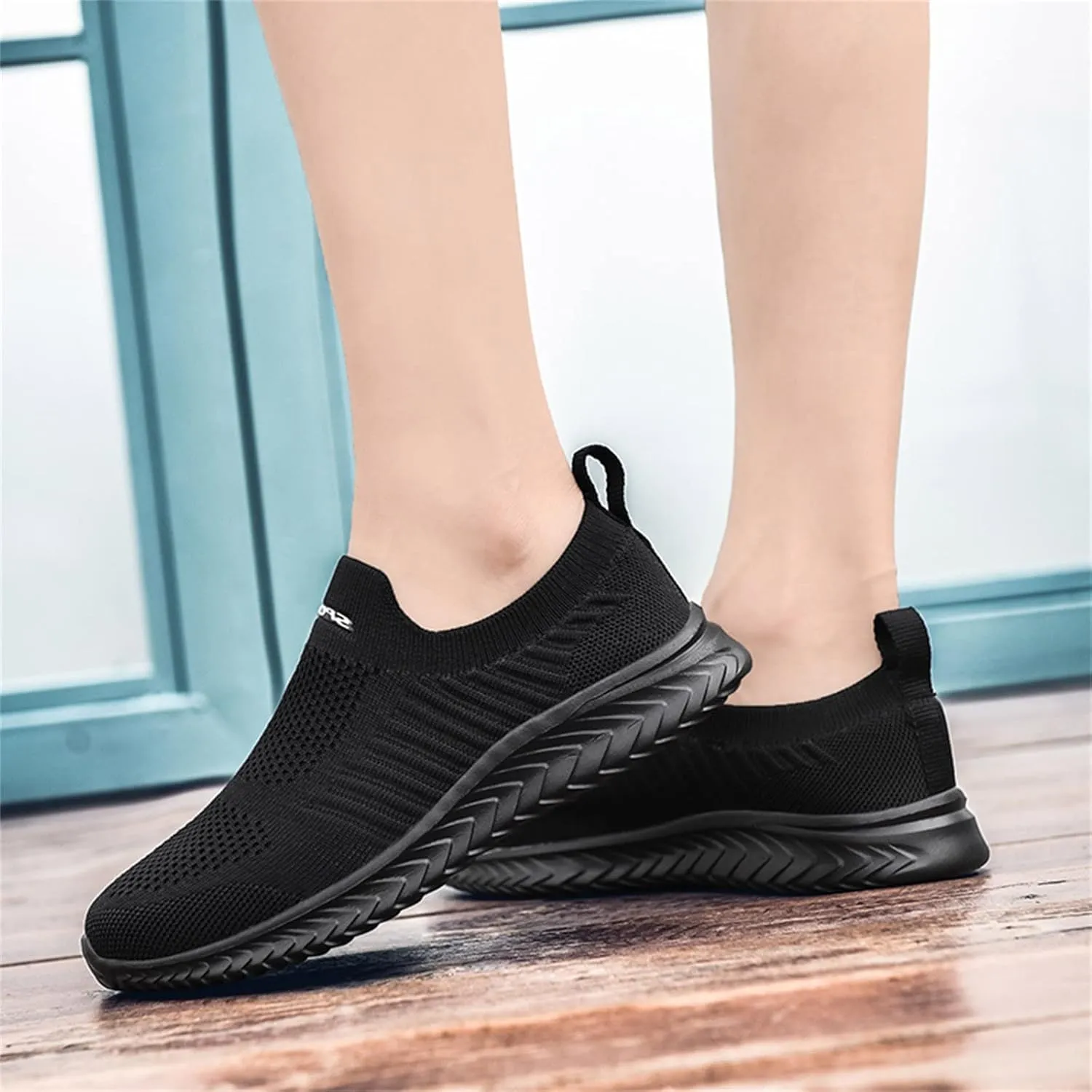 Womens Slip On Sneakers Casual Comfortable Walking Shoes Lightweight Canvas Flats Breathable Mesh Non Slip Loafers