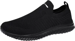 Womens Slip On Sneakers Casual Comfortable Walking Shoes Lightweight Canvas Flats Breathable Mesh Non Slip Loafers