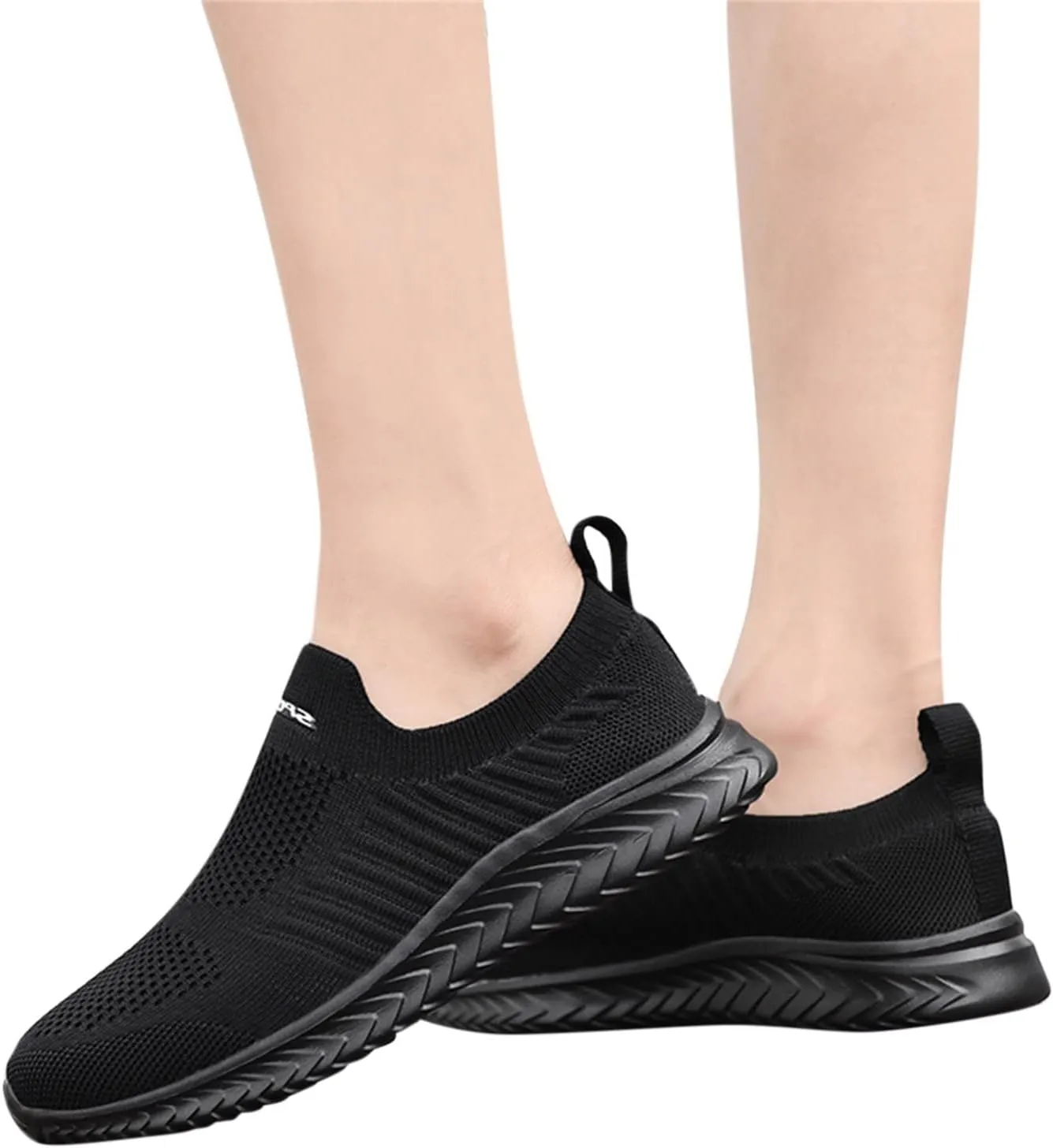 Womens Slip On Sneakers Casual Comfortable Walking Shoes Lightweight Canvas Flats Breathable Mesh Non Slip Loafers