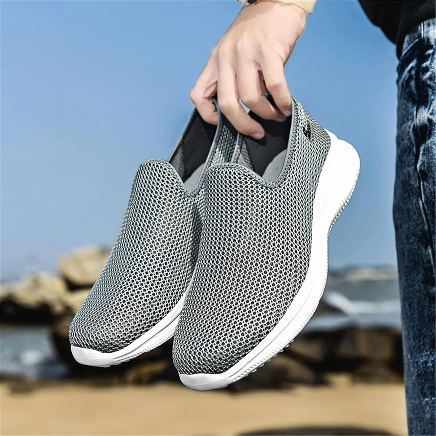 Womens Slip On Walking Shoes Non Slip Running Shoes Walking Shoes Women Flat Feet Casual Shoes Dress Sneakers Slip On Tennis Shoe Loafers Dress Shoe