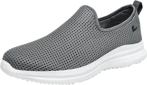 Womens Slip On Walking Shoes Non Slip Running Shoes Walking Shoes Women Flat Feet Casual Shoes Dress Sneakers Slip On Tennis Shoe Loafers Dress Shoe