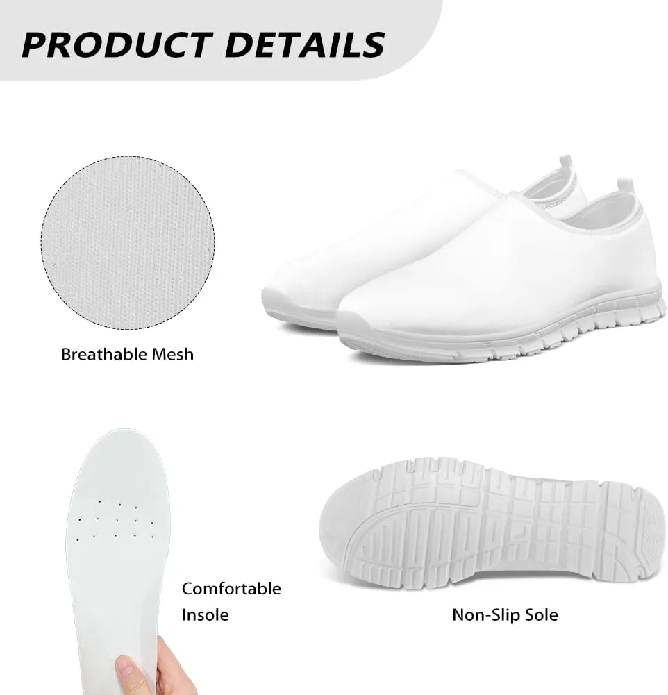 Women's Sneaker Casual Low Top Hiking Sneaker Outdoor Lightweight Breathable Slip On Soft Holiday Shoes for Womens