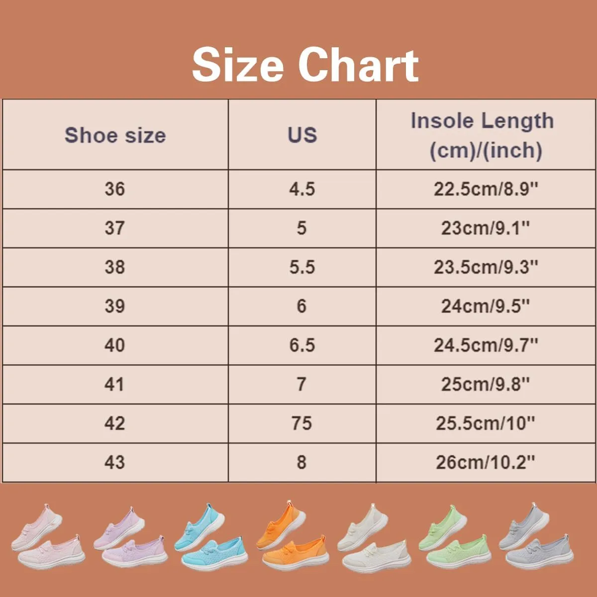 Women's Soft Sole Mesh Comfort Orthopedic Shoes, Slip-On Flat Walking Shoes, Arch Support Walking Shoes, Lightweight Casual Shoe
