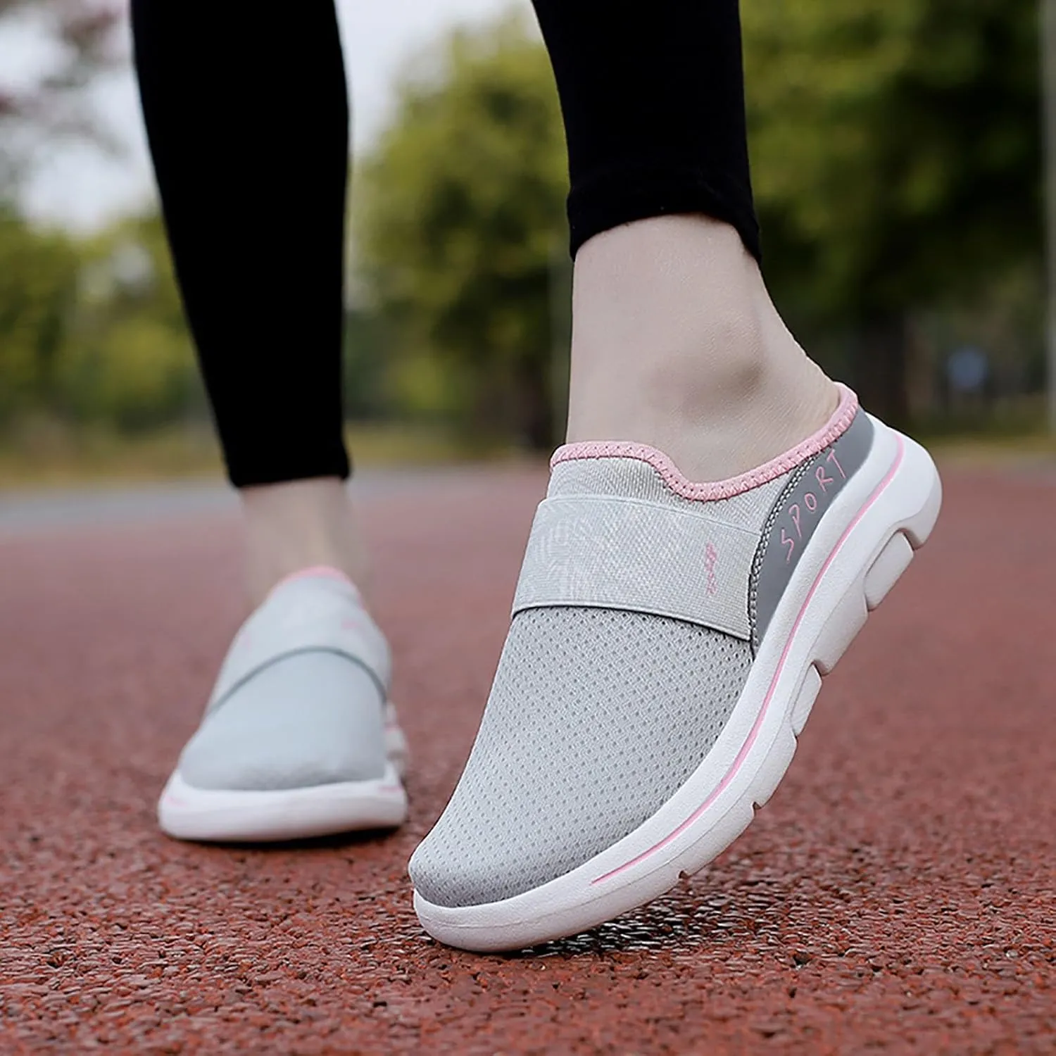 Womens Summer Breathable Mesh Slippers Mens Running Shoes Jogging Women's Shoes Casual Dress Sneakers Waterproof Tennis Shoe Loafers Dress Shoe