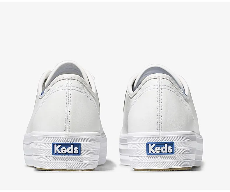 Women's Triple Kick Leather White