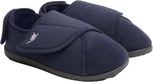 Women's Wide, Extra Wide 80-D Memory Foam Diabetic Slipper with Adjustable Closure Anti Slip Sole, Warm Plush Fleece Arthritis Edema Swollen Diabetic House Shoes
