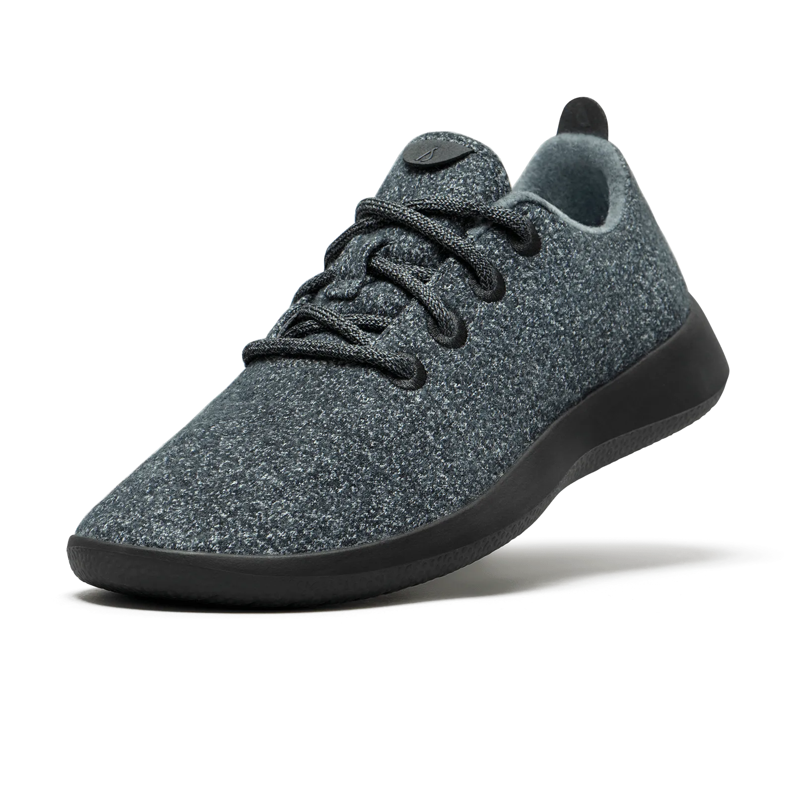 Women's Wool Runners - Wellington Black (Black Sole)