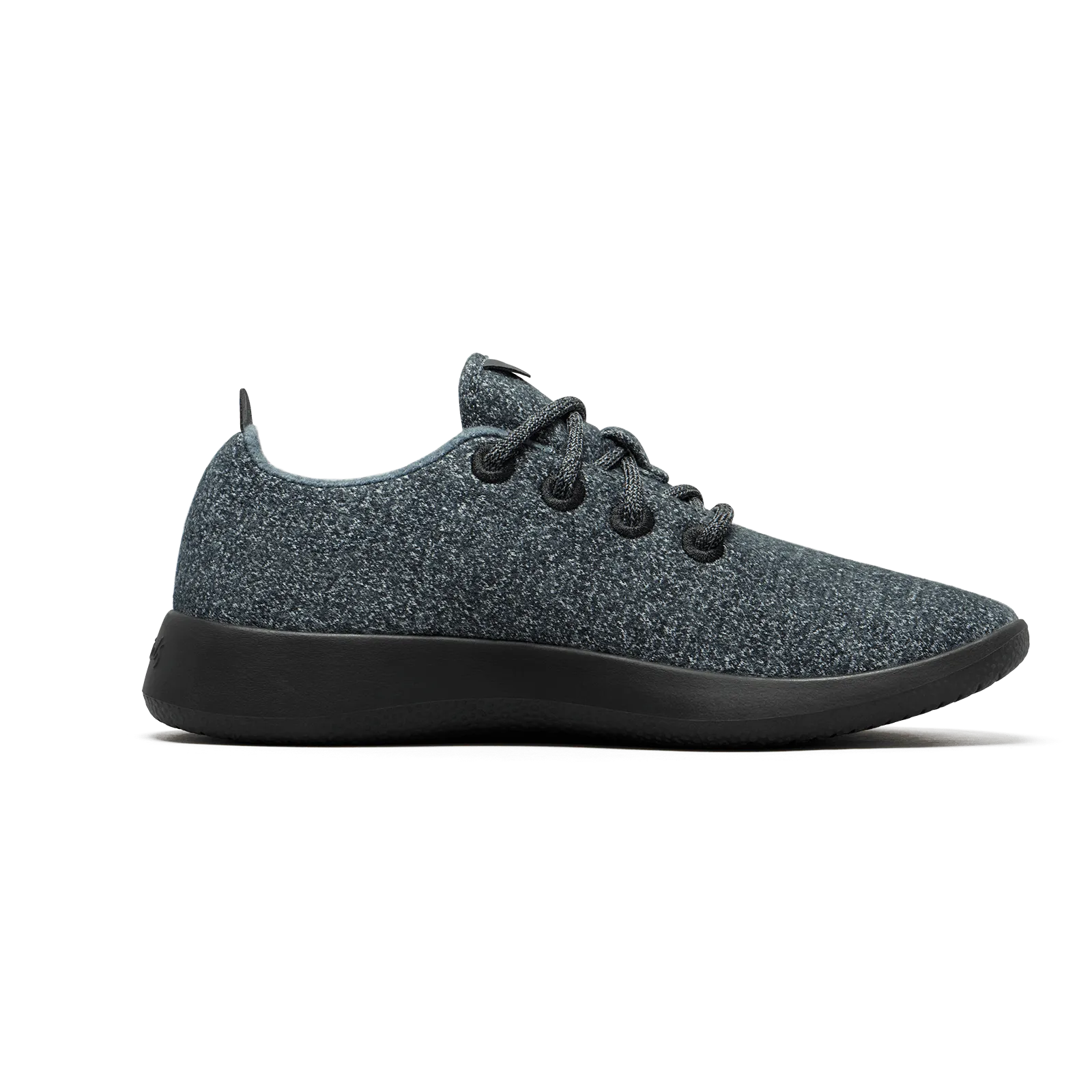 Women's Wool Runners - Wellington Black (Black Sole)