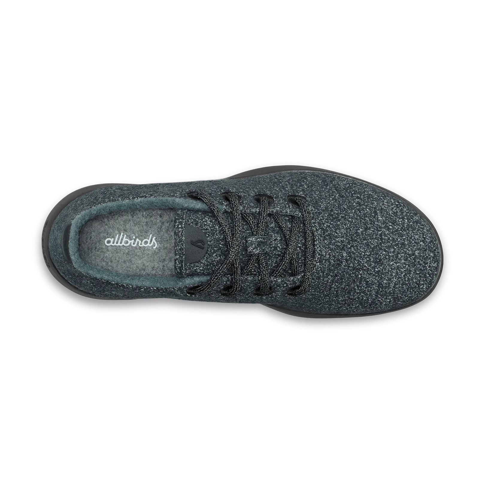 Women's Wool Runners - Wellington Black (Black Sole)
