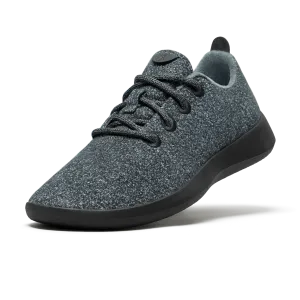 Women's Wool Runners - Wellington Black (Black Sole)