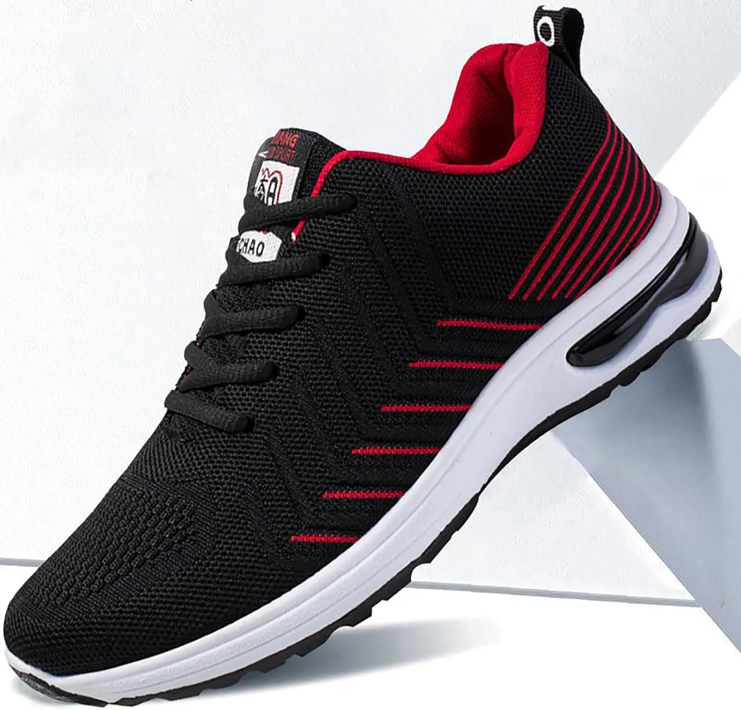 Workout Athletic Sport Shoes for Men Breathable Elastic Fly Woven Mesh Sneaker Men's Breathable Barefoot Shoes