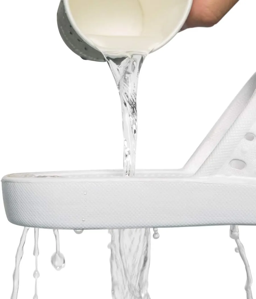 WOTTE Shower Sandals Women Quick Drying Bath Slippers Non Slip Dorm Shoes
