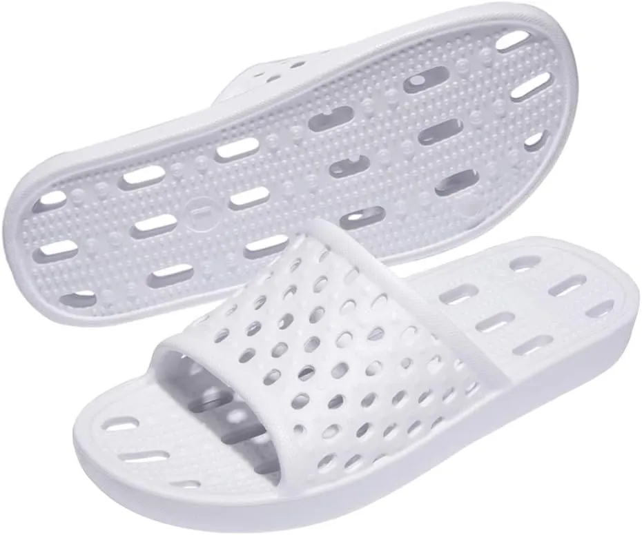WOTTE Shower Sandals Women Quick Drying Bath Slippers Non Slip Dorm Shoes