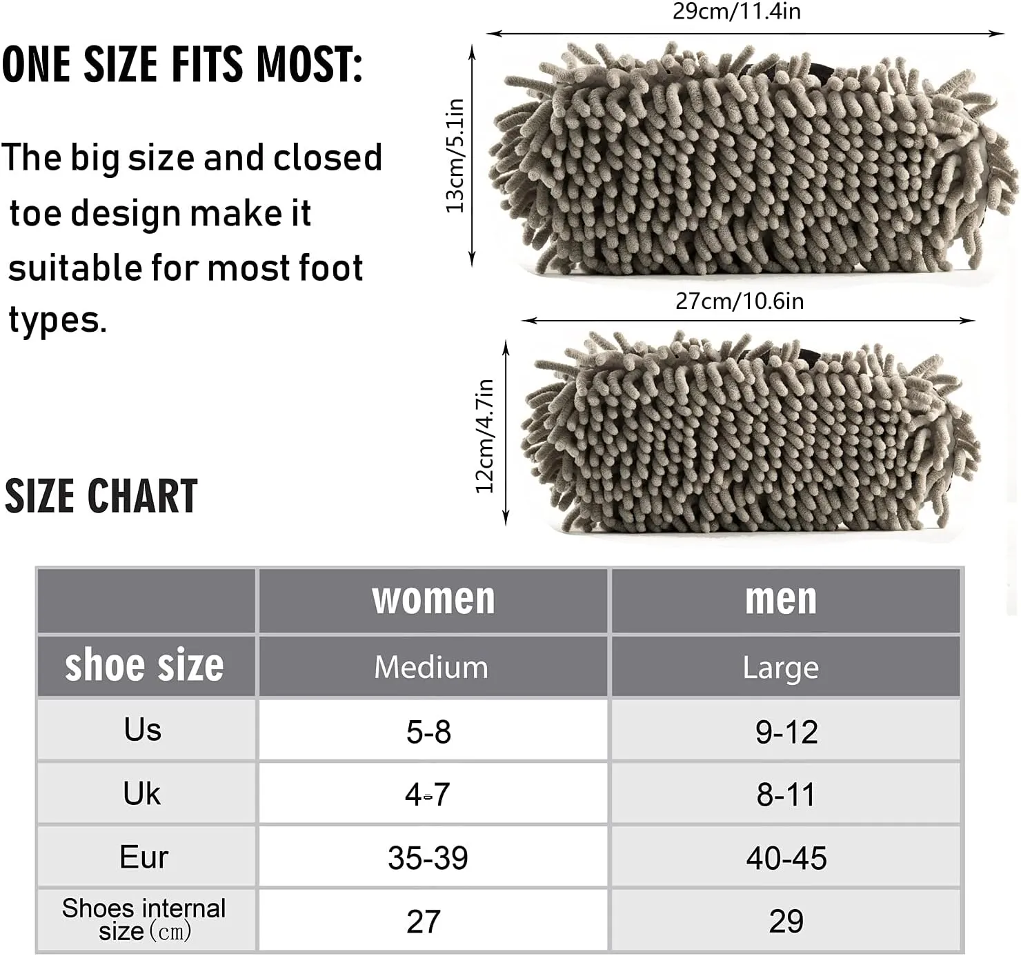 xigua Microfiber Cleaning Slippers Dancing Avocado Washable Mop Shoes Slipper for Men/Women House Floor Dust Cleaner, Size L
