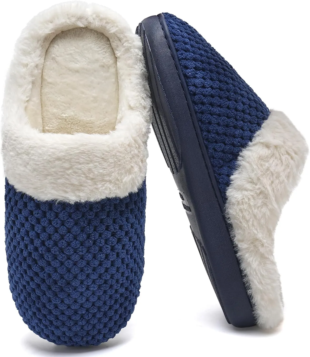 YALOX Slippers for Womens Warm Memory Foam Anti-Slip House Shoes Comfortable Cotton Slippers Home Bedroom Shoes Indoor & Outdoor