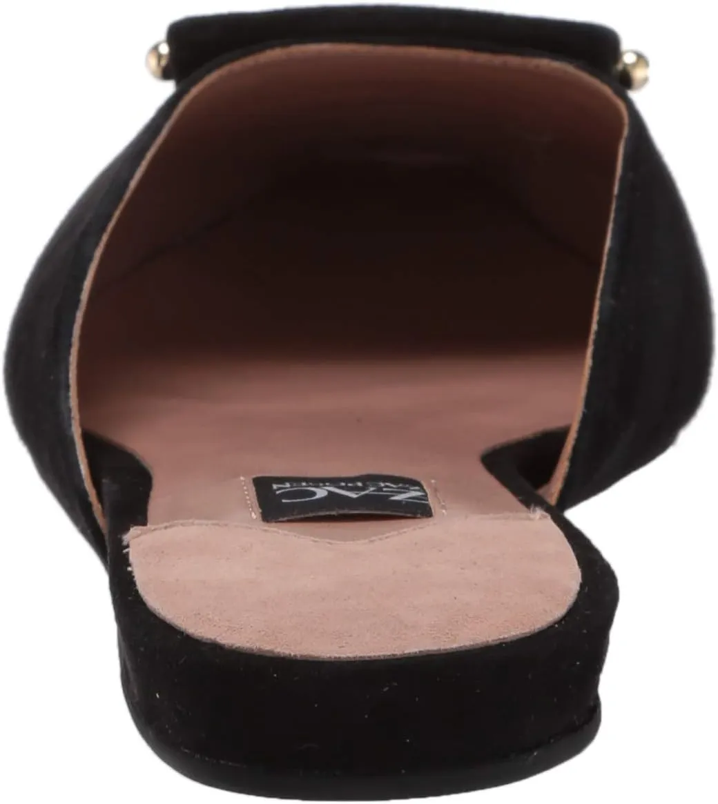 ZAC Zac Posen Women's Flat, Mule, Slip On, Buckle Ornament