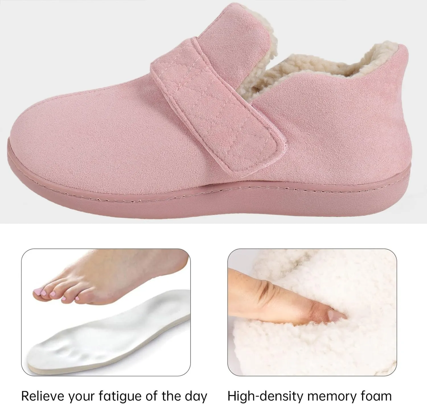 Zizor Women's Ivy Adjustable House Shoes Indoor Outdoor