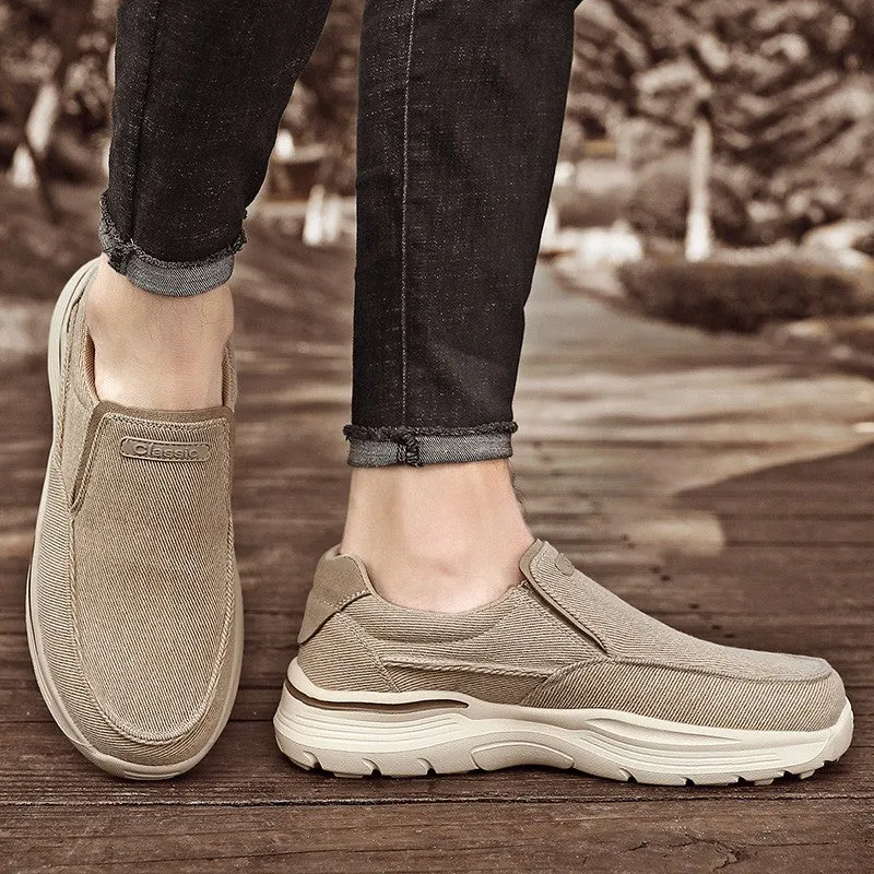 Zuodi Classic™ Non Slip Canvas Outdoor Walking Comfortable Breathable Mens Shoes