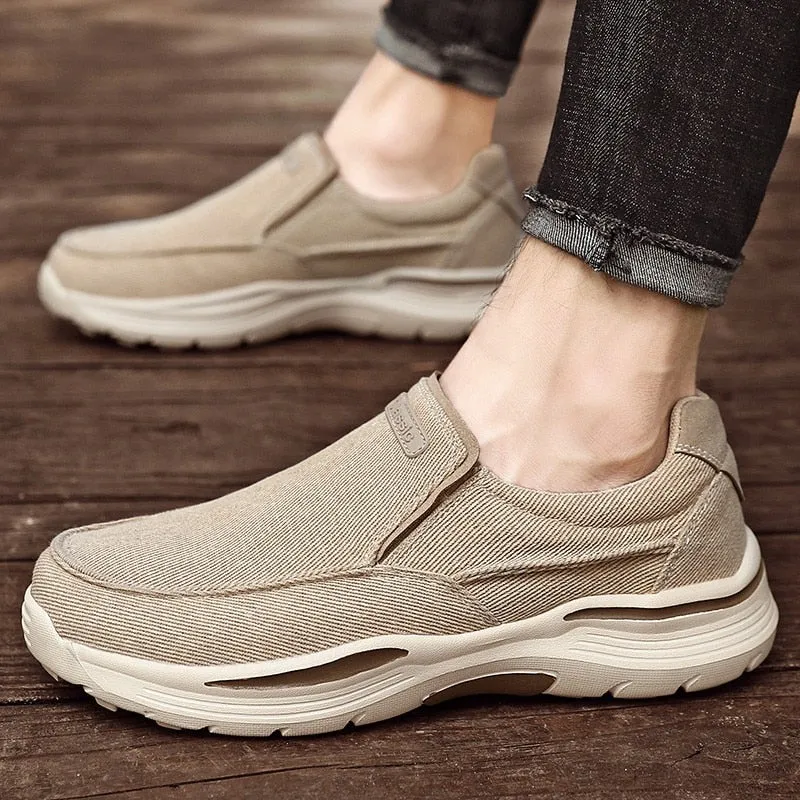 Zuodi Classic™ Non Slip Canvas Outdoor Walking Comfortable Breathable Mens Shoes