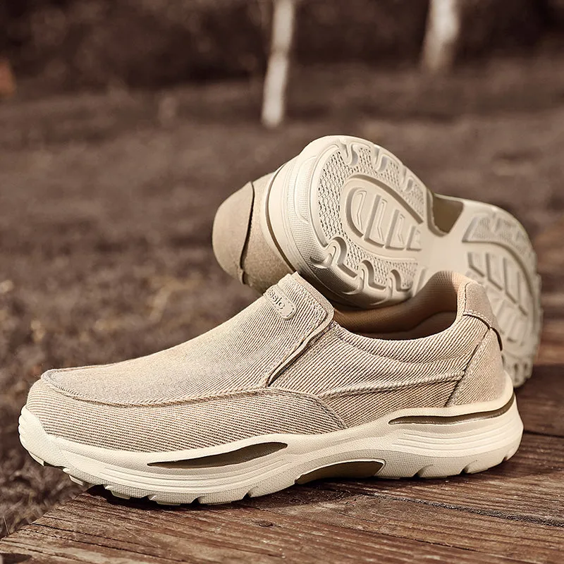 Zuodi Classic™ Non Slip Canvas Outdoor Walking Comfortable Breathable Mens Shoes
