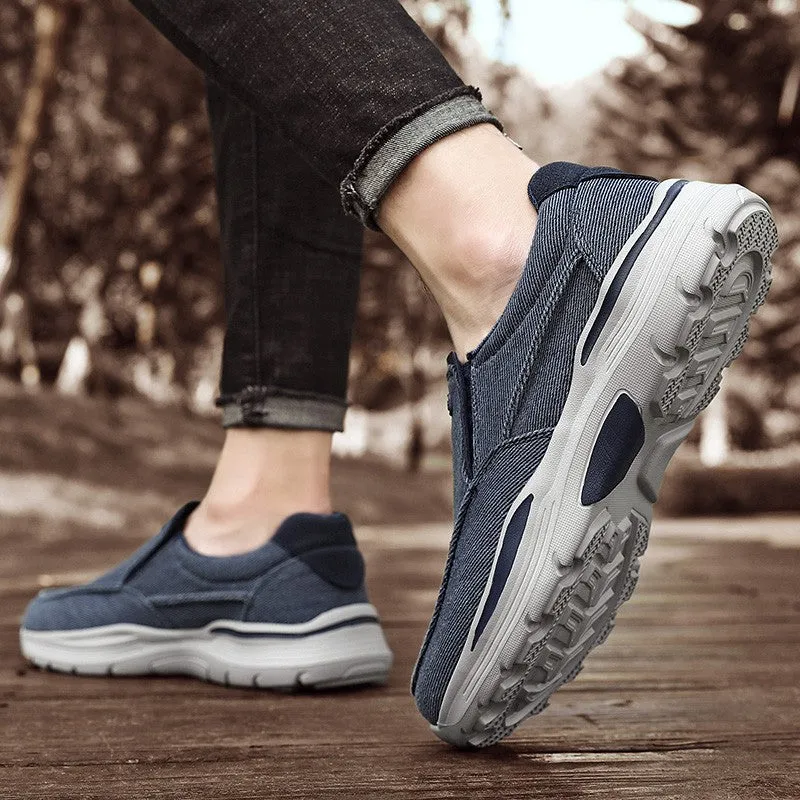Zuodi Classic™ Non Slip Canvas Outdoor Walking Comfortable Breathable Mens Shoes