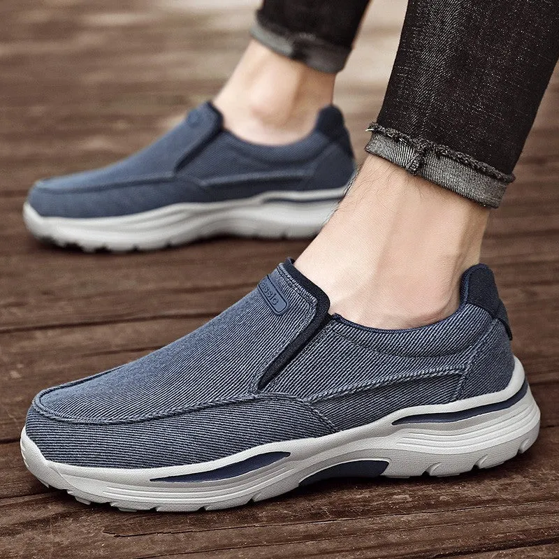 Zuodi Classic™ Non Slip Canvas Outdoor Walking Comfortable Breathable Mens Shoes