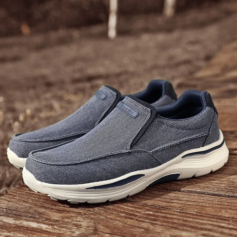 Zuodi Classic™ Non Slip Canvas Outdoor Walking Comfortable Breathable Mens Shoes