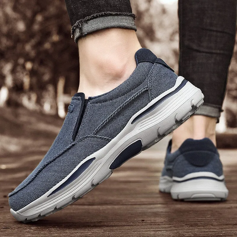 Zuodi Classic™ Non Slip Canvas Outdoor Walking Comfortable Breathable Mens Shoes