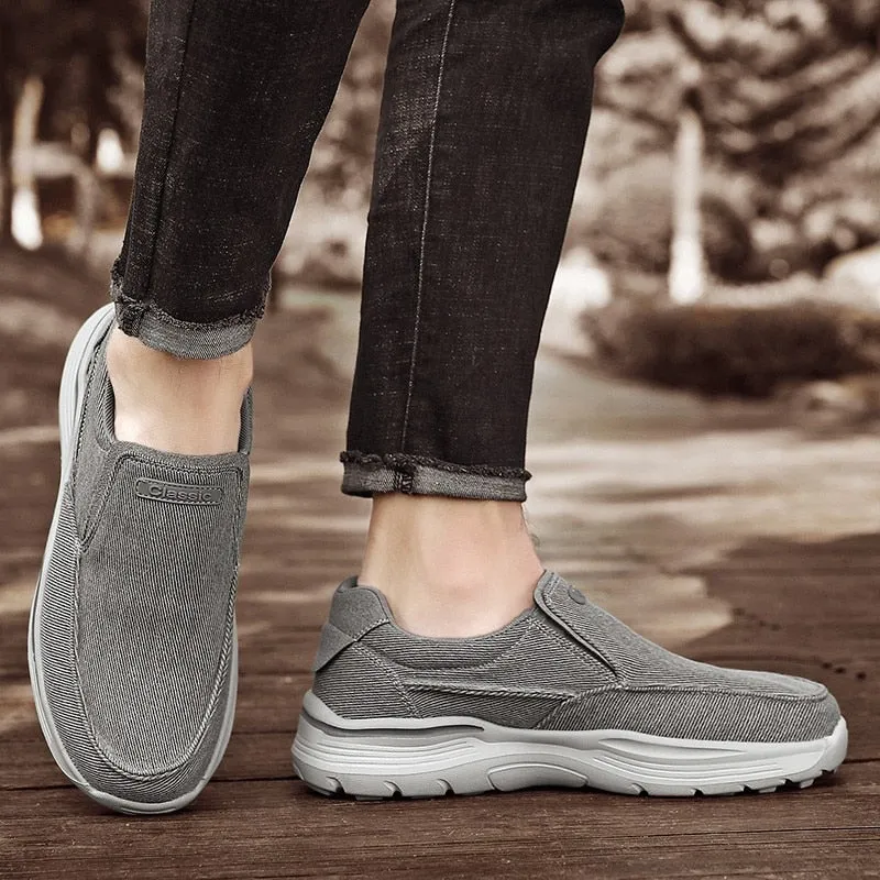 Zuodi Classic™ Non Slip Canvas Outdoor Walking Comfortable Breathable Mens Shoes