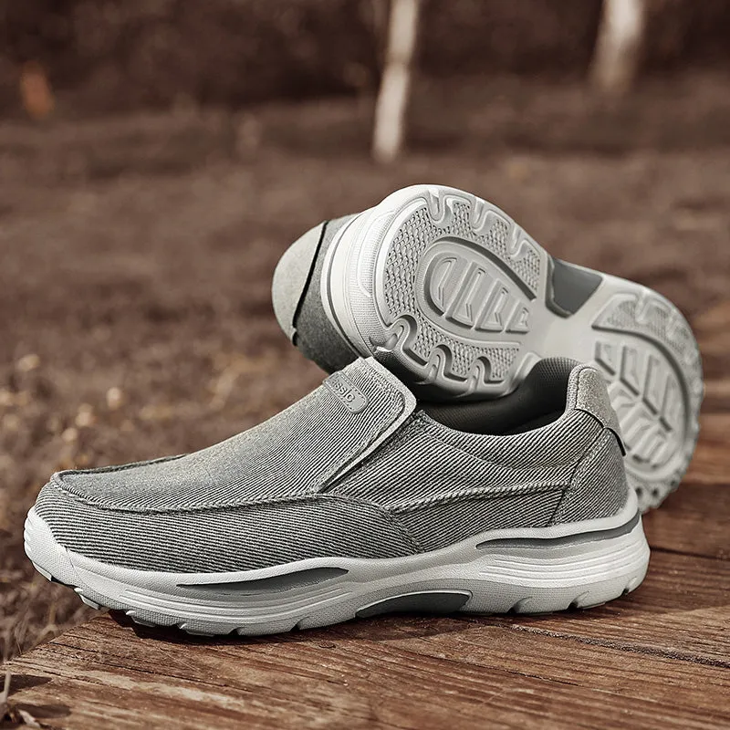 Zuodi Classic™ Non Slip Canvas Outdoor Walking Comfortable Breathable Mens Shoes