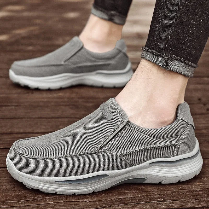 Zuodi Classic™ Non Slip Canvas Outdoor Walking Comfortable Breathable Mens Shoes