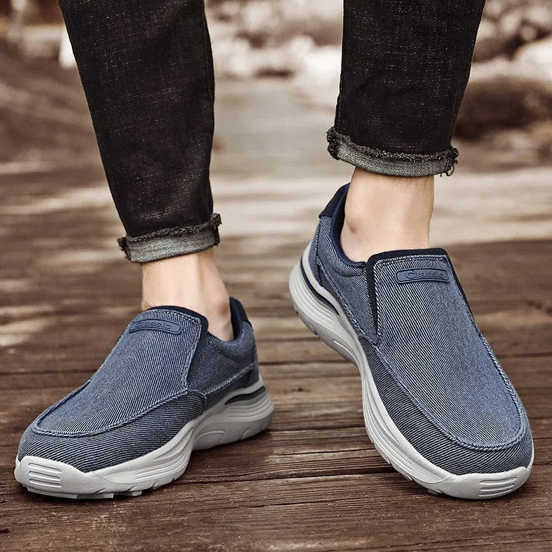Zuodi Classic™ Non Slip Canvas Outdoor Walking Comfortable Breathable Mens Shoes