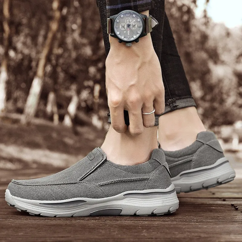 Zuodi Classic™ Non Slip Canvas Outdoor Walking Comfortable Breathable Mens Shoes